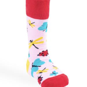 Calcetin Infantil Con Diseño de Insectos